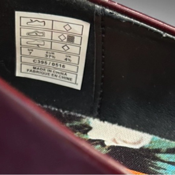 Rocket Dog Laurel Burgundy Patent Pointed Toe Platform Ballet Flats - Picture 5 of 7